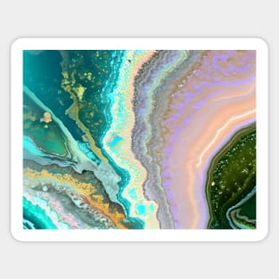 Gemstone Agate Jasper texture 14 Sticker